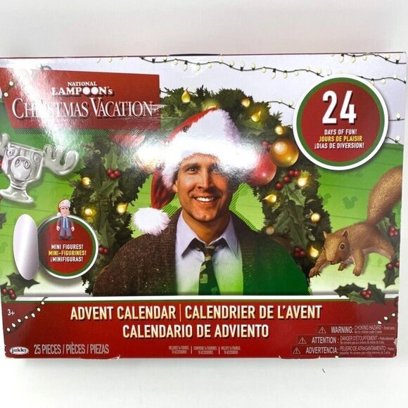Jakks National Lampoon's Christmas Vacation Advent Calendar 24 Days As Is - Picture 1 of 11